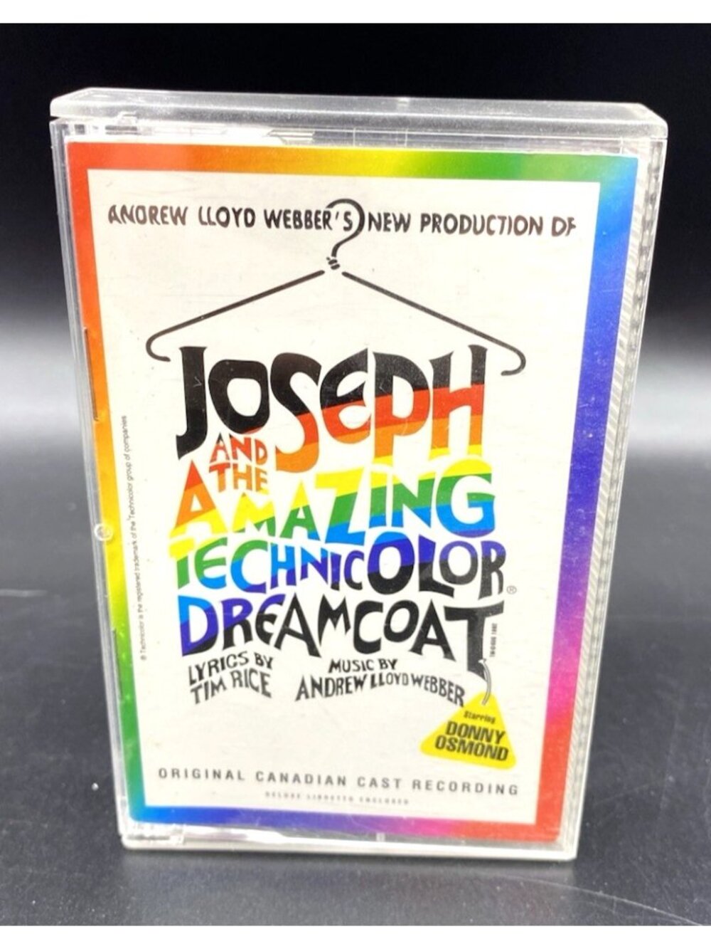 Joseph And The Amazing Technicolor Dreamcoat Cassette - Very Good condition!